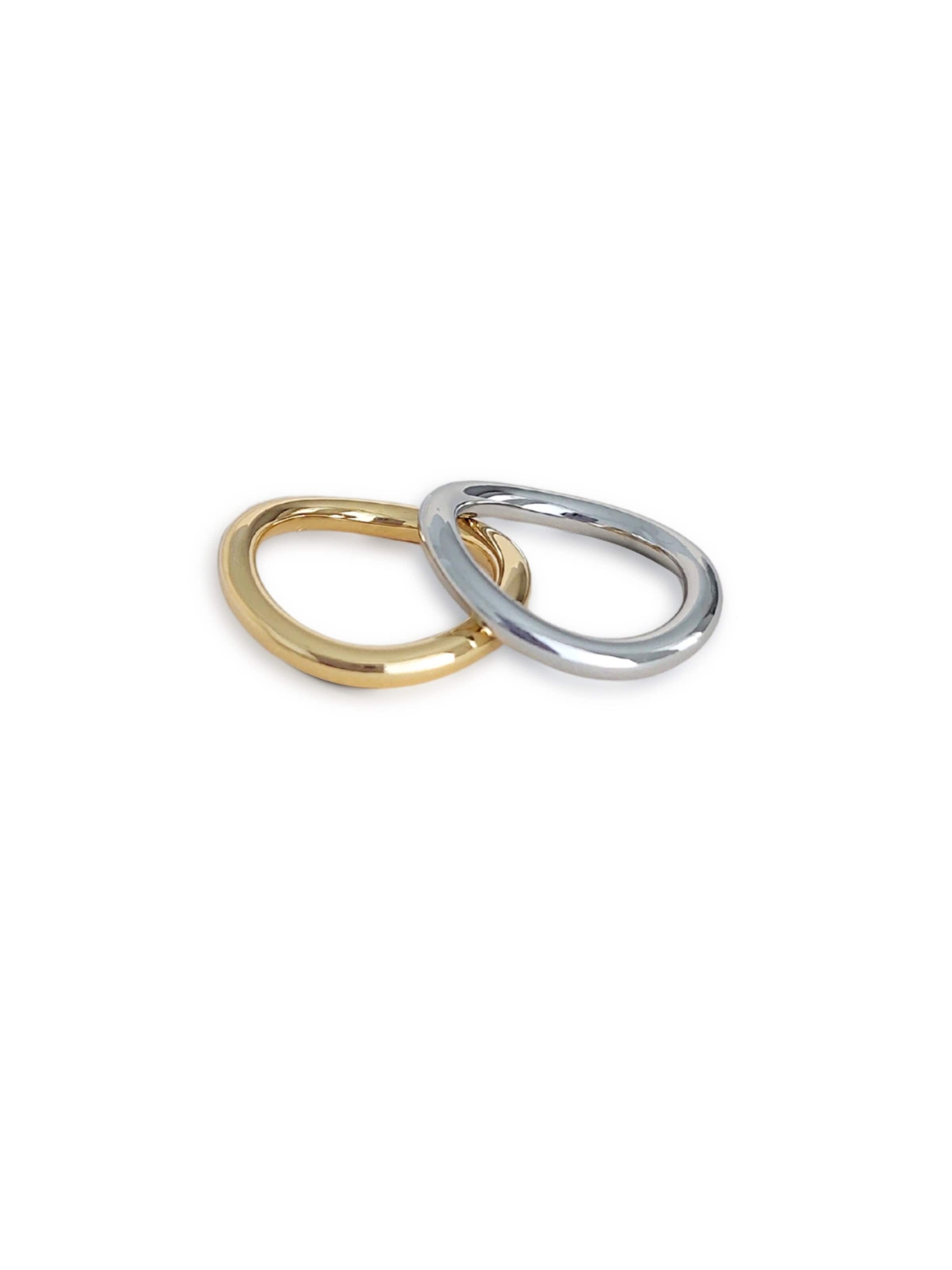 Blush Bijoux - Anillo 'Isabela' en oro: frente