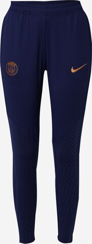 NIKE Slimfit Sportbroek in Blauw: voorkant