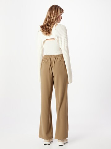 Wide leg Pantaloni 'Perry' de la modström pe bej