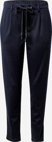 ESPRIT Slim fit Pleat-Front Pants in Blue: front