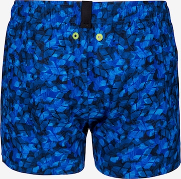 ARENA Uimashortsit 'EVO BEACH X-SHORT ALLOVER' värissä sininen: etupuoli