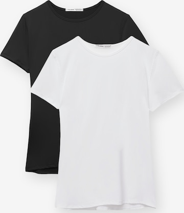 Pull&Bear T-Shirt in Schwarz: Vorderseite