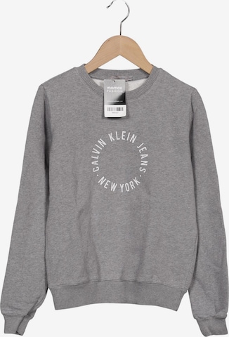 Calvin Klein Jeans Sweater XS in Grau: Vorderseite