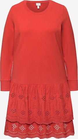 Robe Ulla Popken en rouge : devant