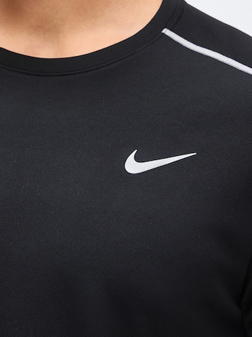 T-Shirt fonctionnel 'MILER' NIKE en noir