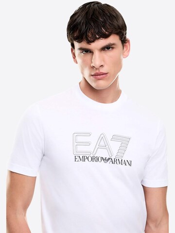 T-Shirt '7M001307U0002' EA7 Emporio Armani en blanc