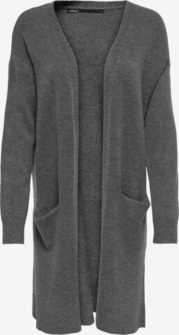 Only Tall Knit Cardigan in Grey: front