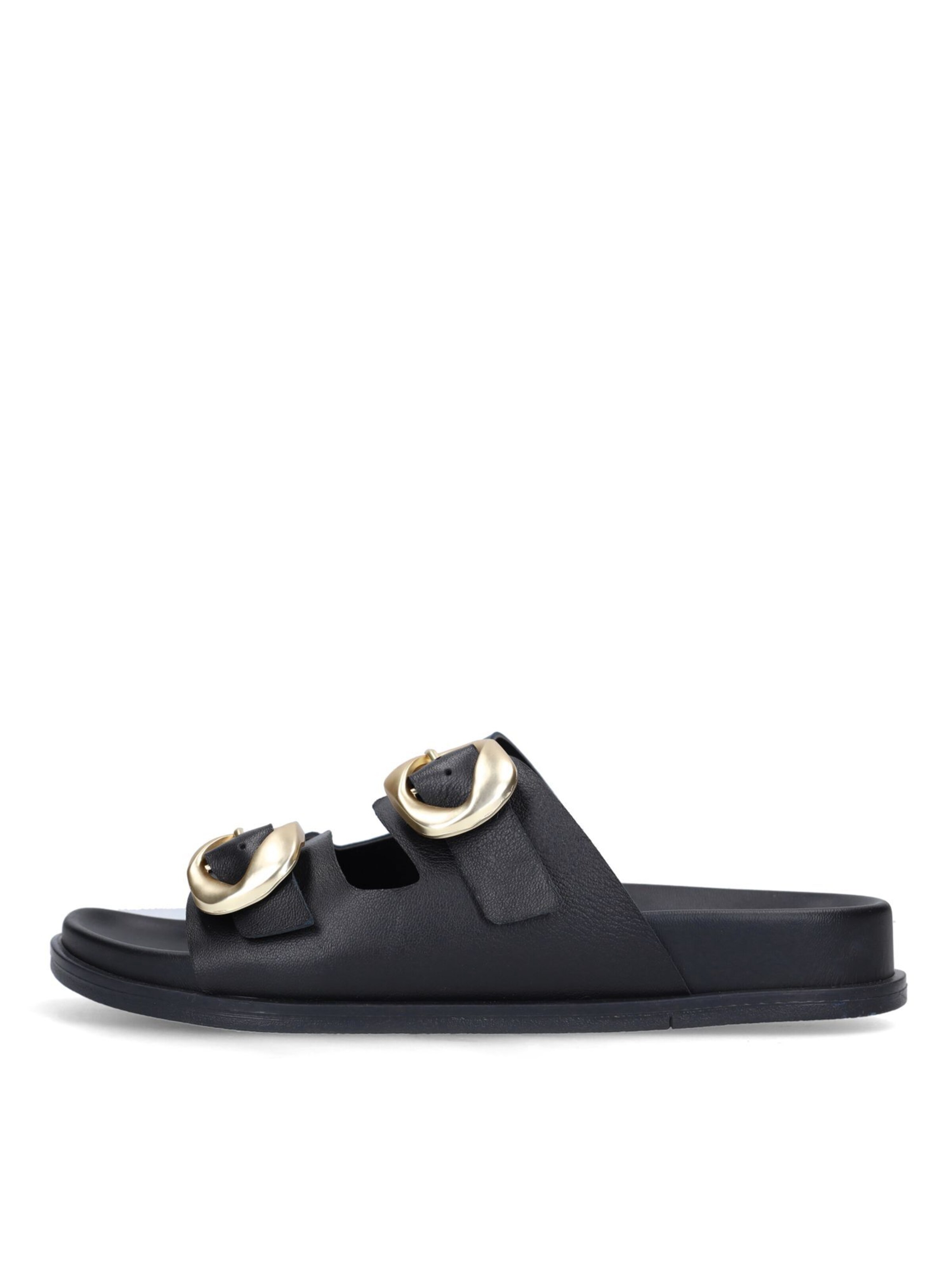MANFIELD Pantolette in Schwarz
