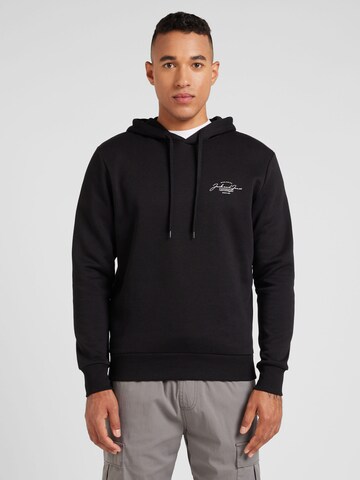 JACK & JONES Mikina 'JJFErris' – černá: přední strana