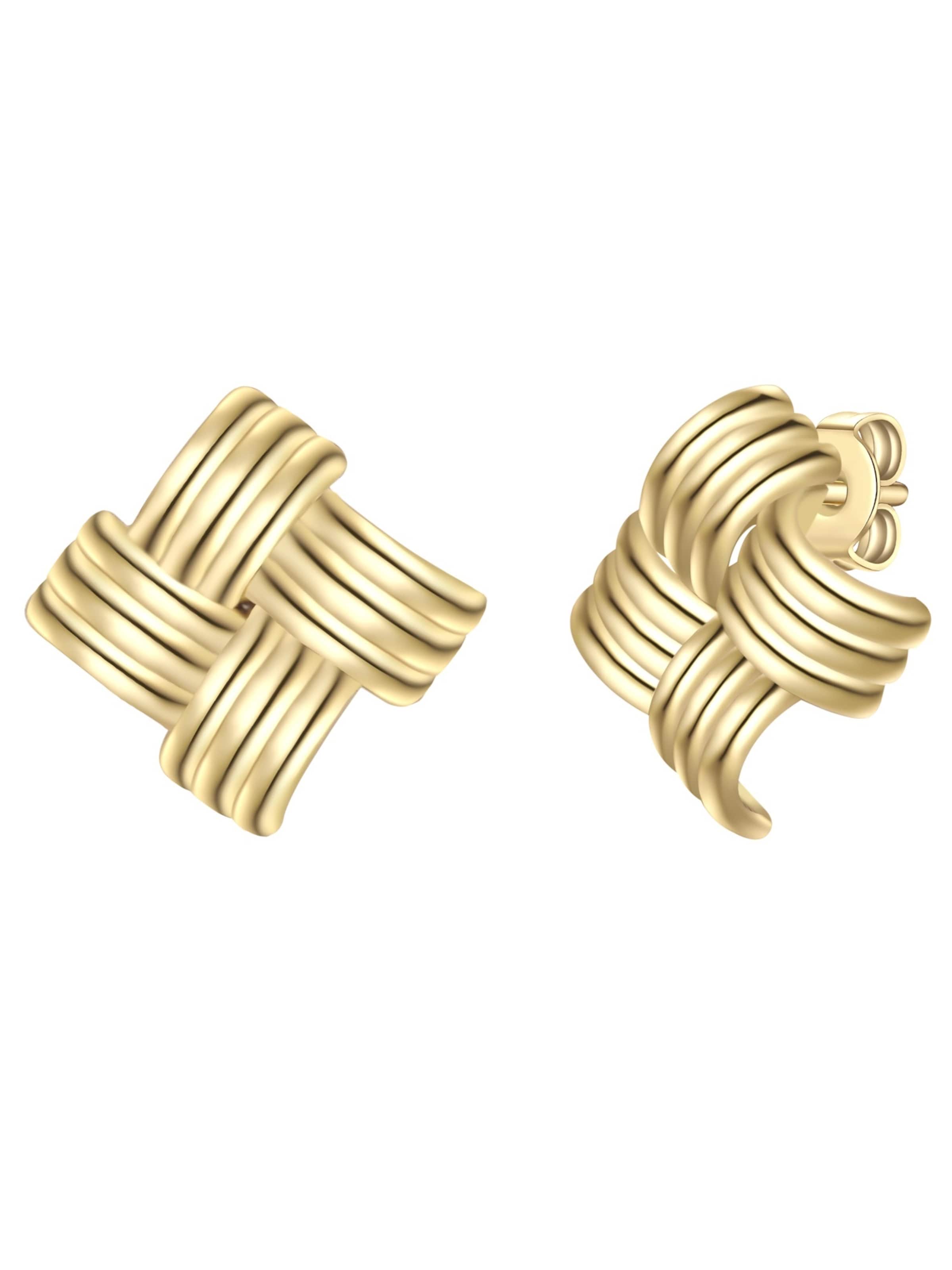 Yokoamii - Pendientes en oro: frente