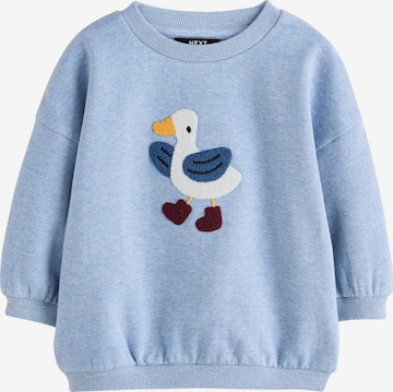 Next Sweatshirt i blå: forside
