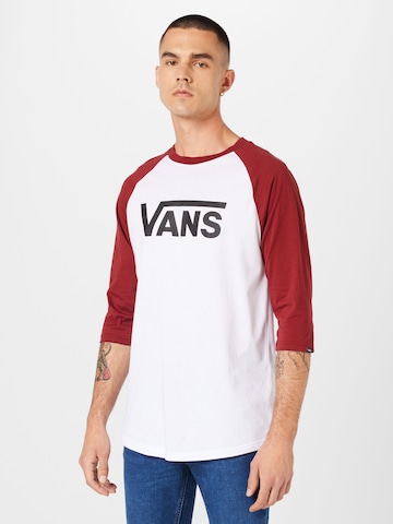 VANS Shirt in Wit: voorkant