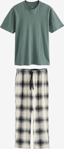 Next Pitkä pyjama värissä vihreä: etupuoli