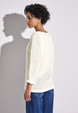 STREET ONE Pullover in Weiß