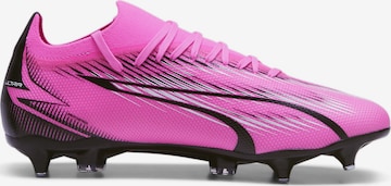 Chaussure de foot 'Ultra Match' PUMA en rose