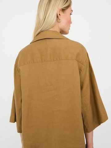 Ivy Copenhagen Shirt ' PD-Lina Linen ' in Brown