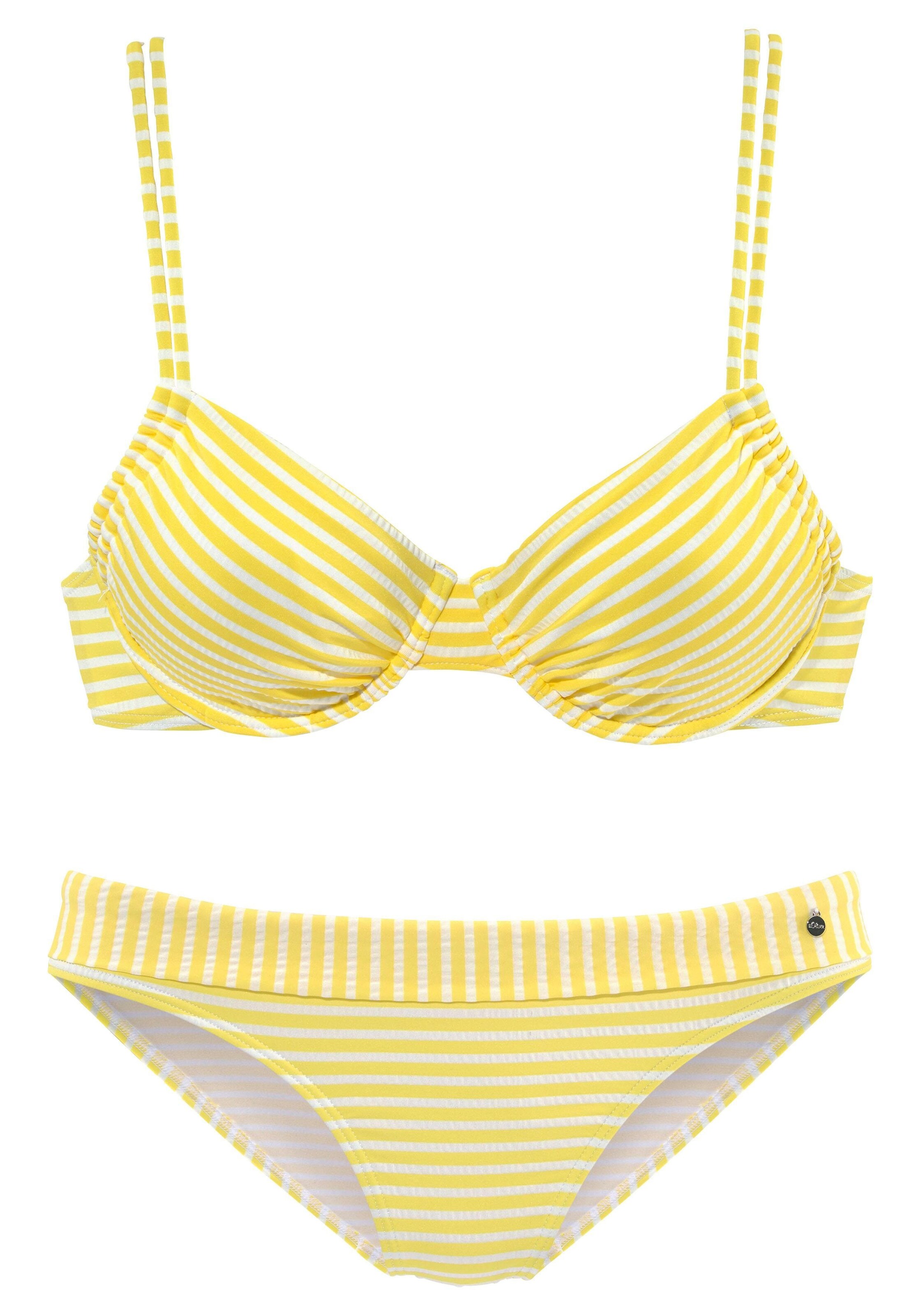 s.Oliver Bikini in Geel: voorkant