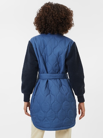 Manteau mi-saison 'THALE' ONLY en bleu