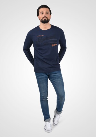 BLEND Longsleeve 'Dopper' in Blau: predná strana