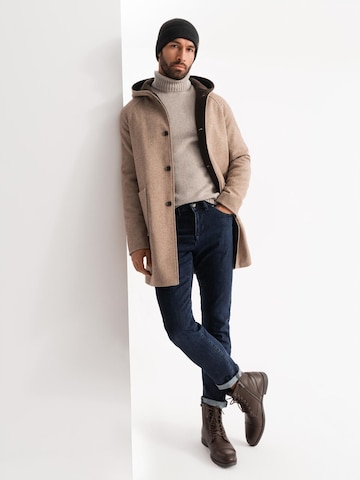 Manteau mi-saison Ombre en beige