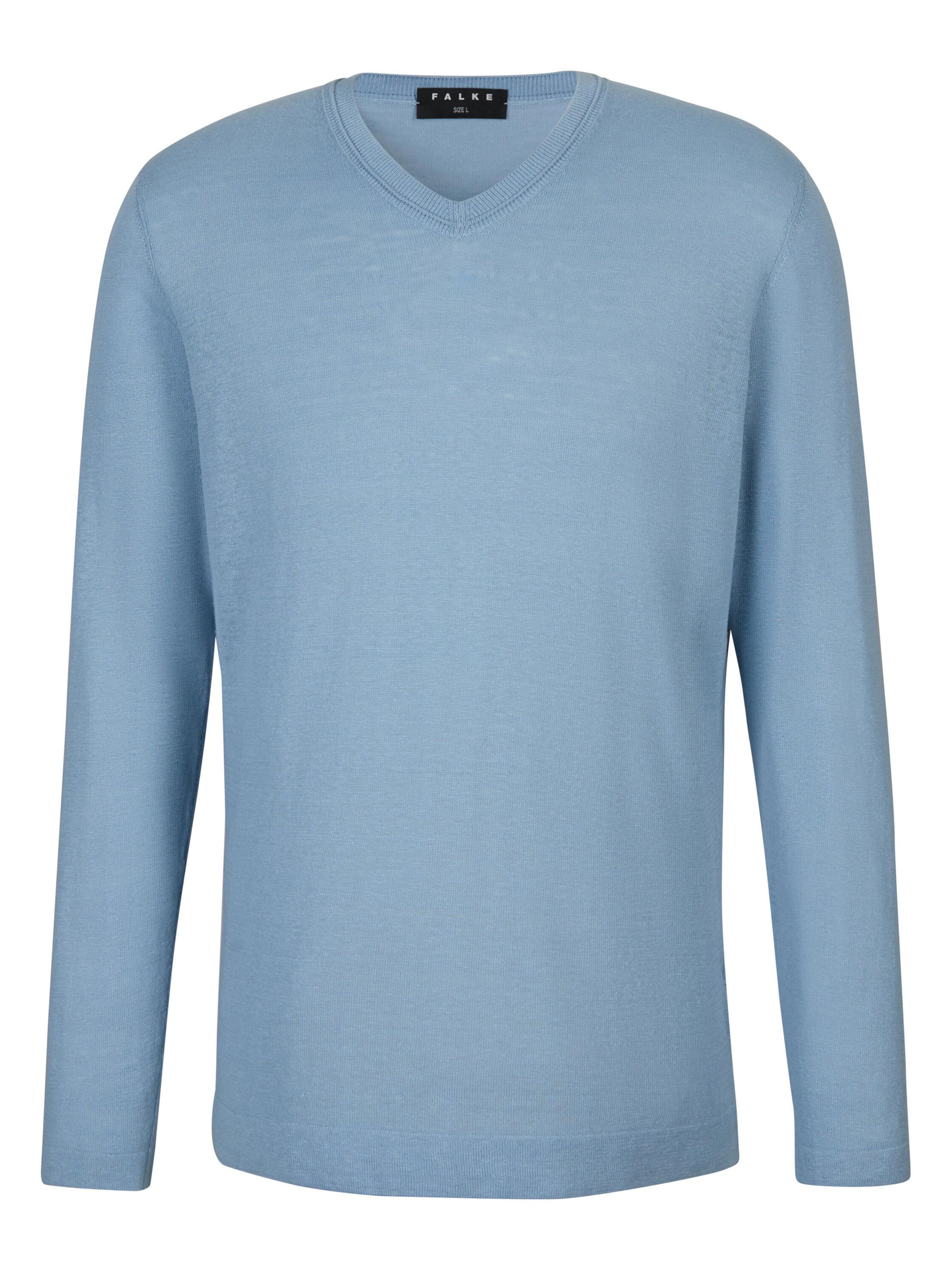 FALKE Sweater 'Silk Linen' in Blue