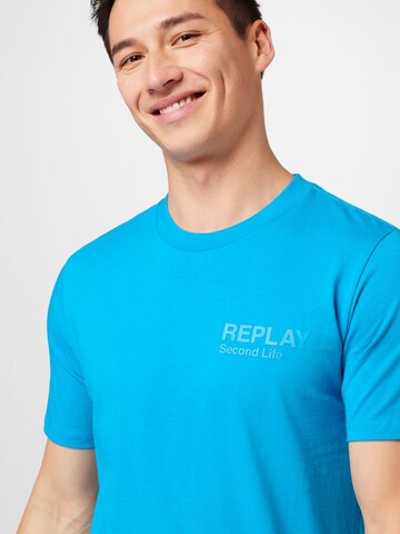 REPLAY T-Shirt in Blau