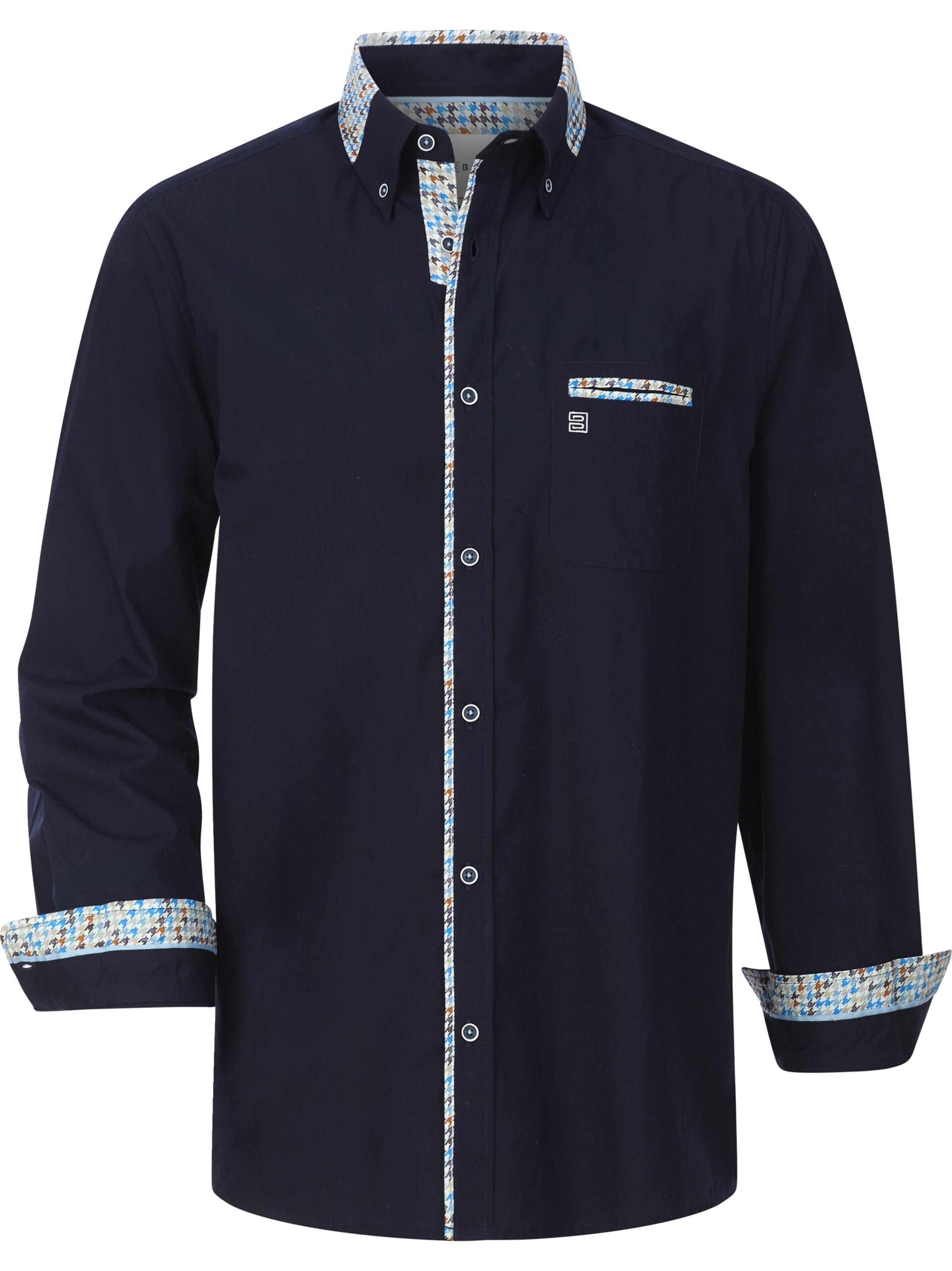 BABISTA Regular fit Button Up Shirt 'Matias' in Black