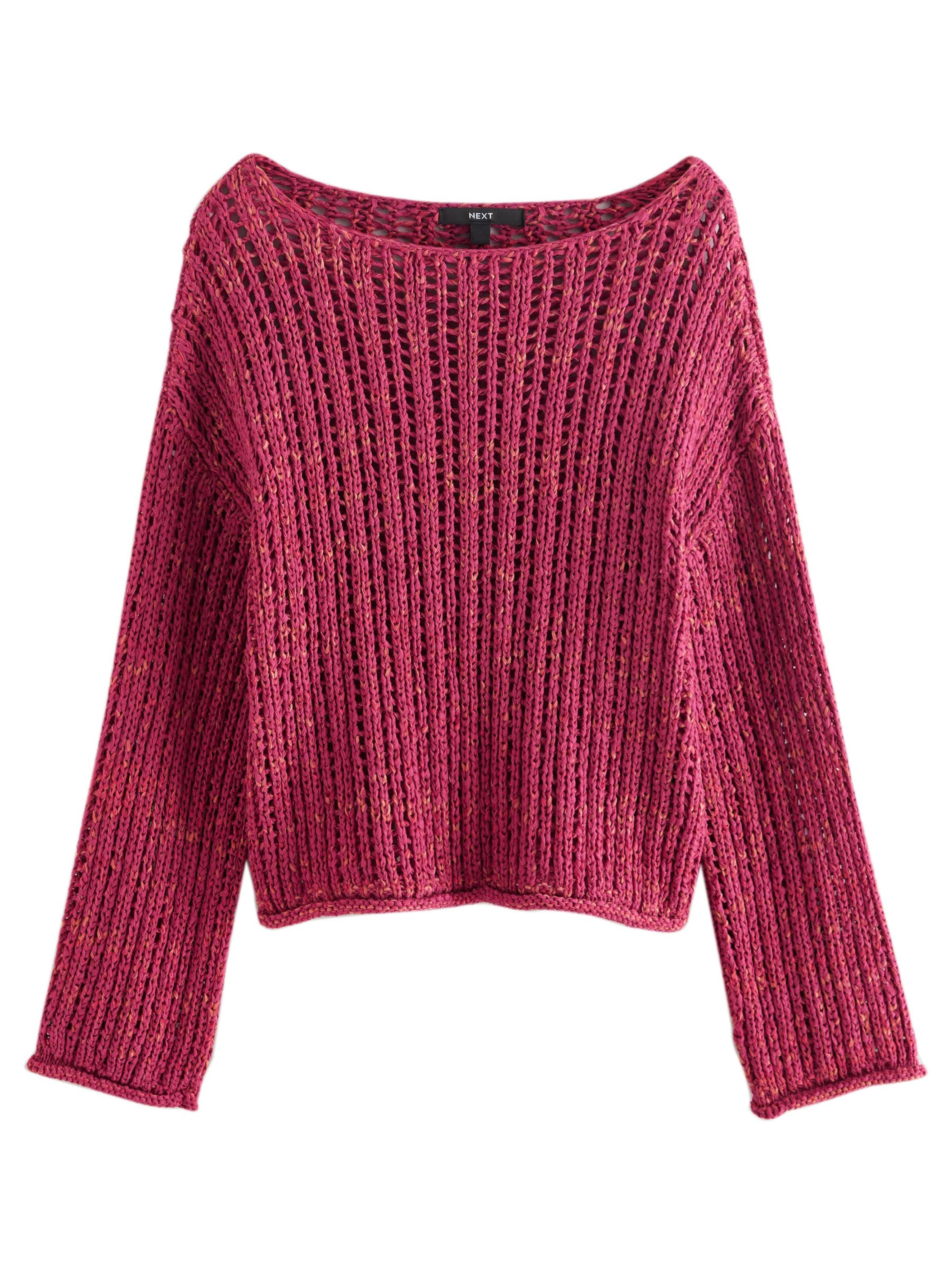 Pulover de la Next pe roșu: față