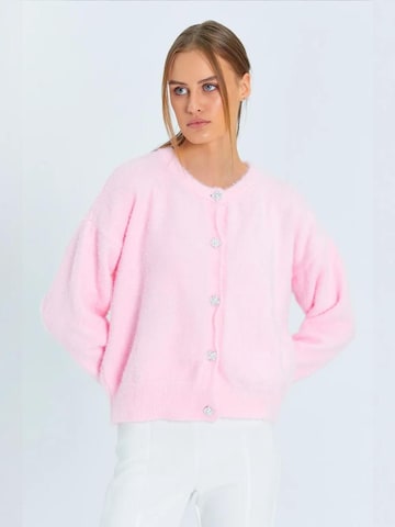 MixRay Strickjacke 'Strickjacken'‌‌‌‌‌‌‌‌‌‌ in Pink