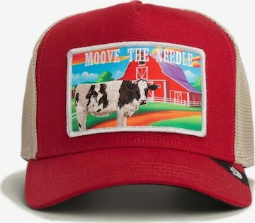 GOORIN Bros.Šilterica 'Gorra goorin roja vaca greener grass moove the needle trucker cap' - crvena boja: prednji dio