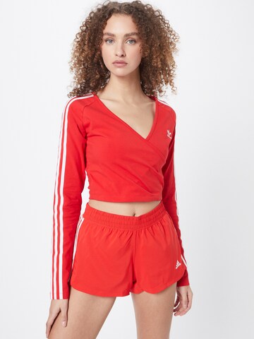 ADIDAS ORIGINALS Shirt in Red: front