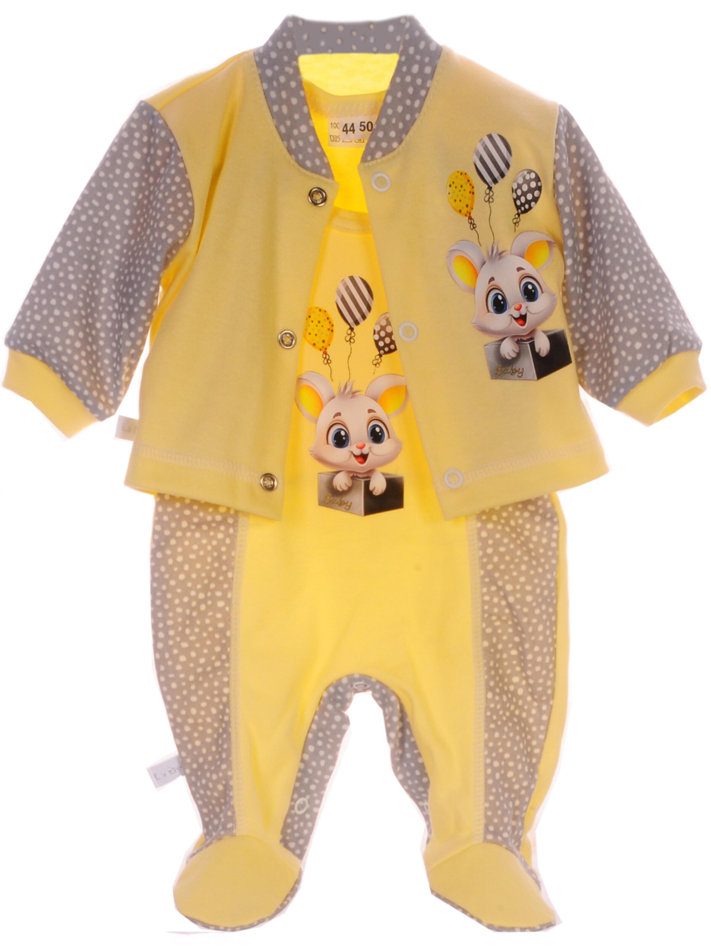 La Bortini Romper/bodysuit in Yellow