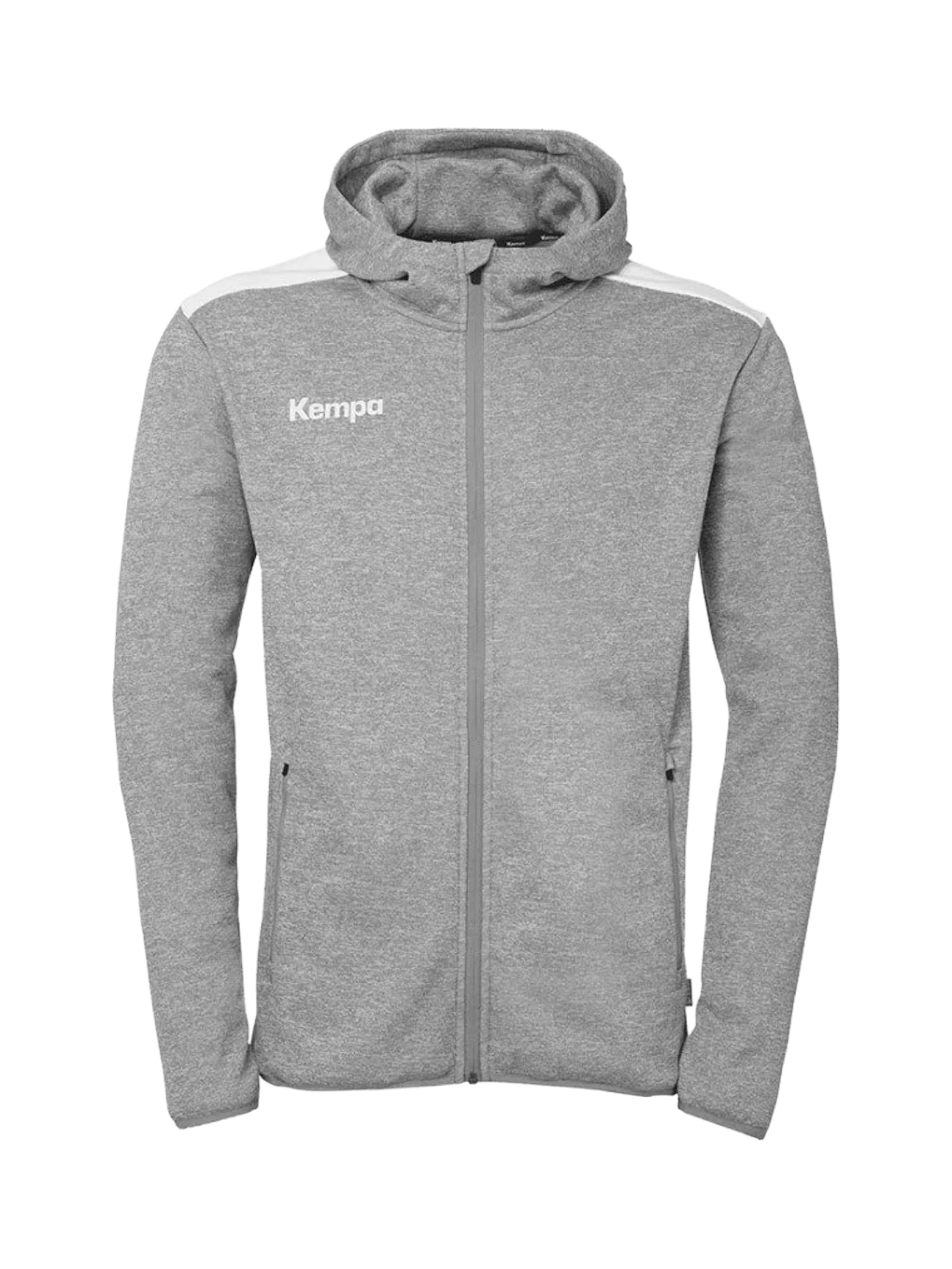 KEMPA Sportovní mikina 'Emotion 27' – šedá: přední strana