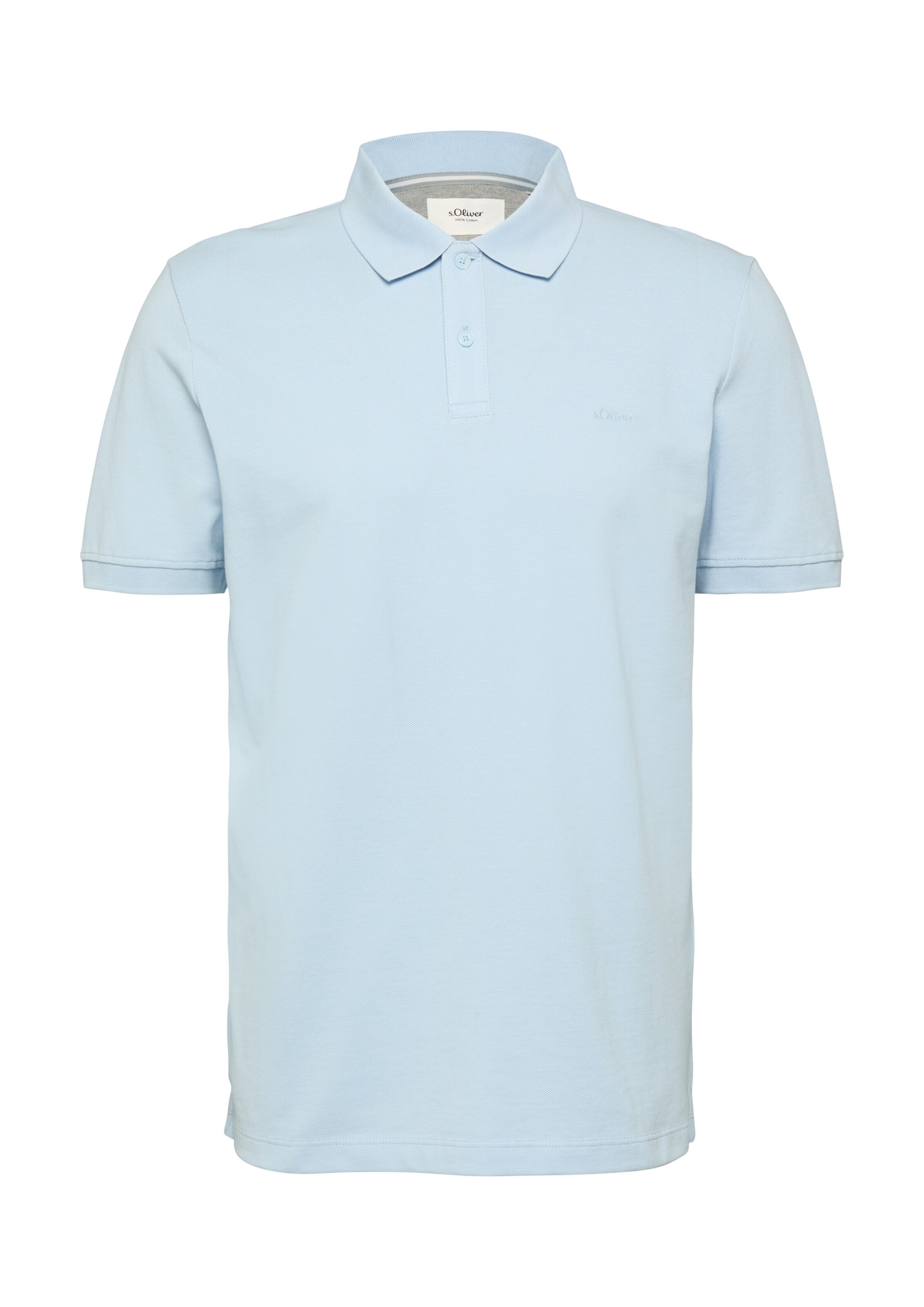 s.Oliver Polo-Shirt in hellblau, Produktansicht