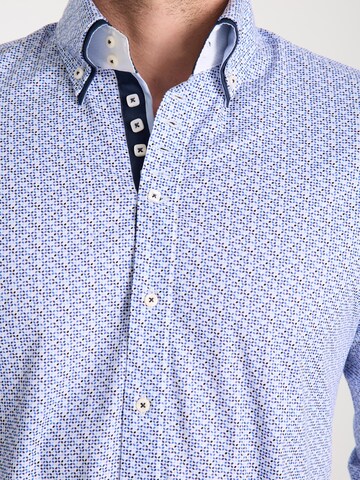 Slim fit Camicia business 'Marco Polo' di 7Camicie in bianco