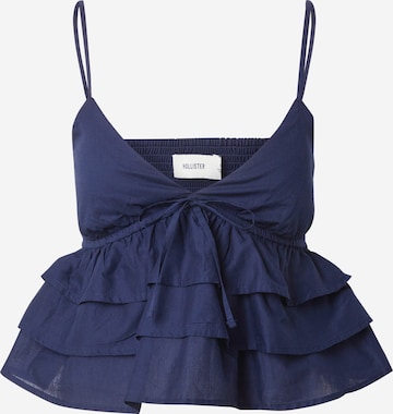 Haut HOLLISTER en bleu : devant