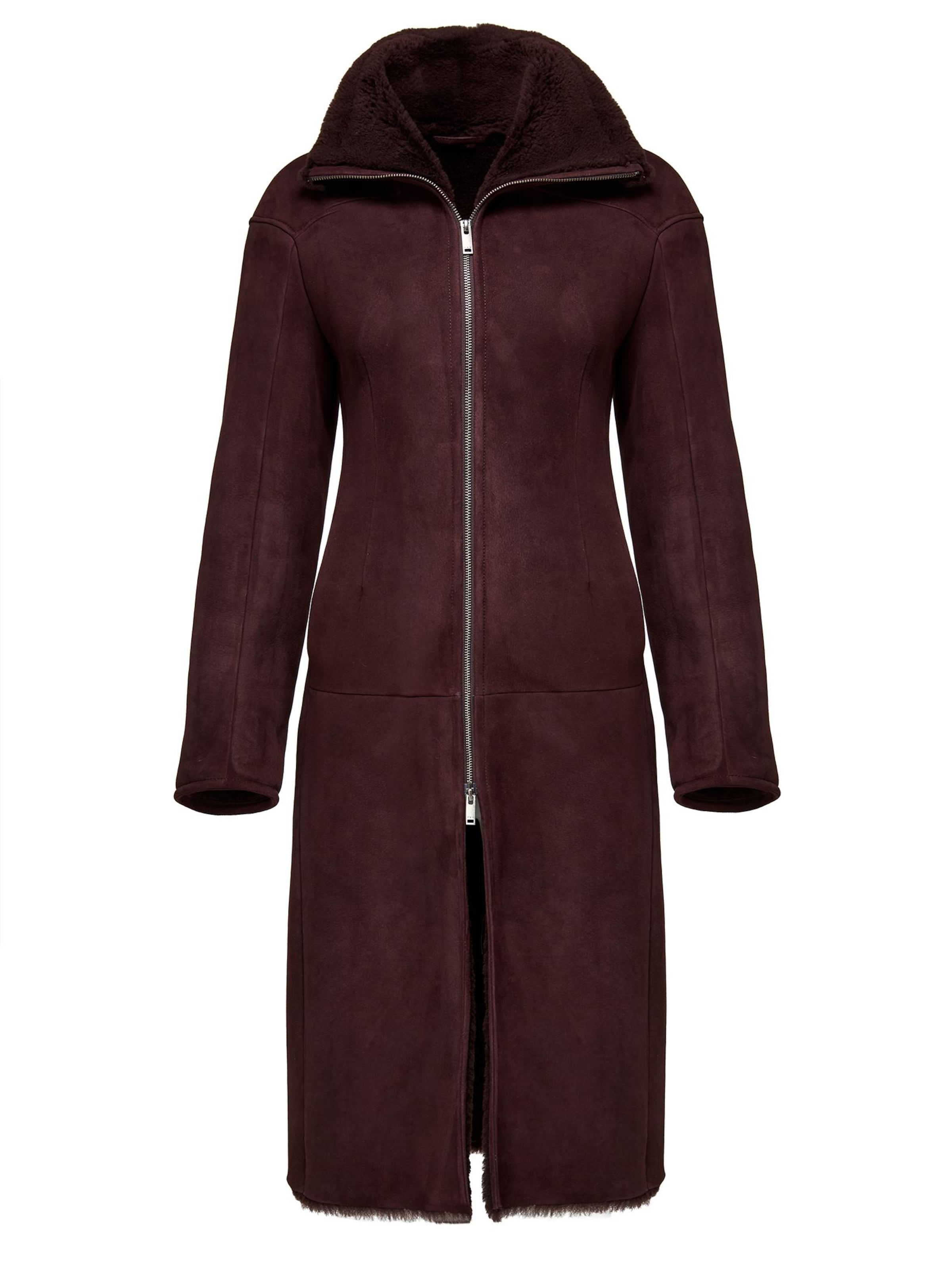 V S P Vinterfrakke 'Salome' i rød: forside