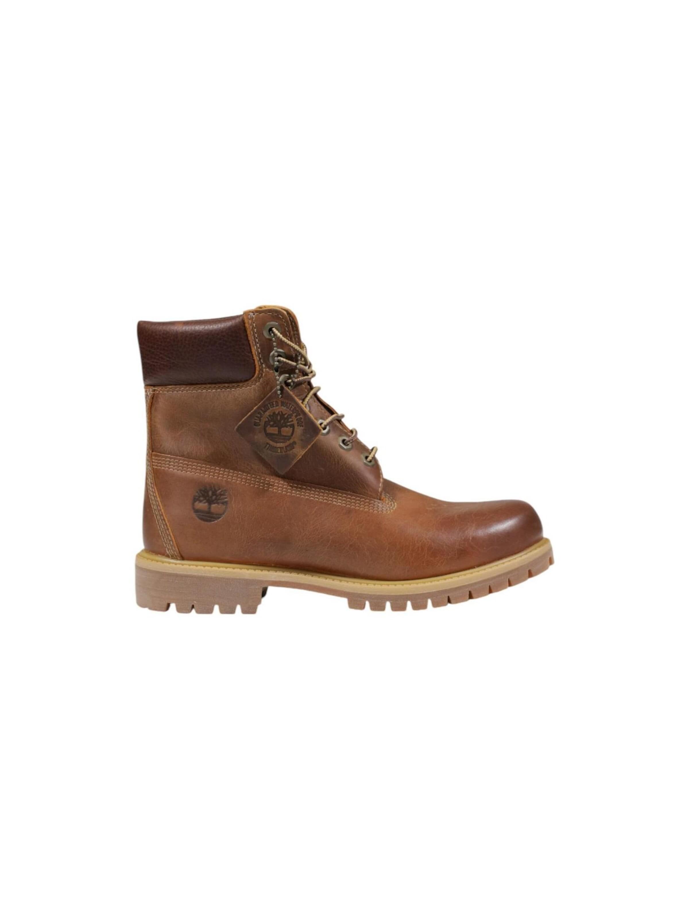 TIMBERLAND Stövel med snörning i brun