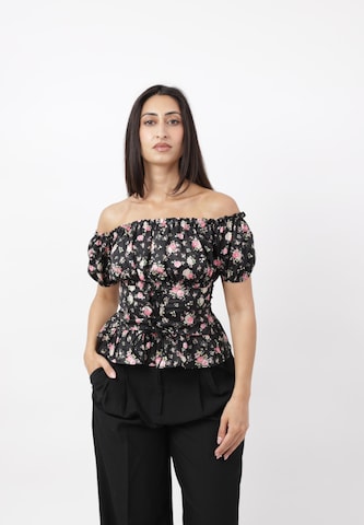 Elara Blouse in Zwart