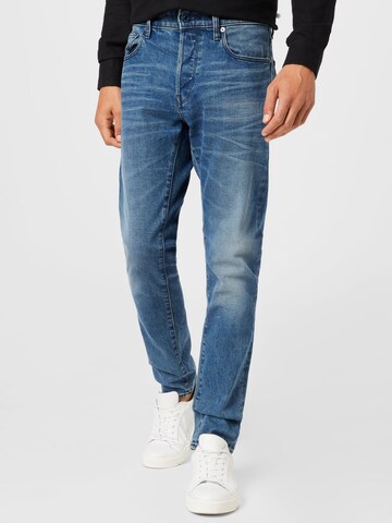 G-STAR Slimfit Jeans in Blauw: voorkant
