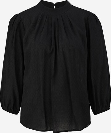Camicia da donna di QS in nero: frontale