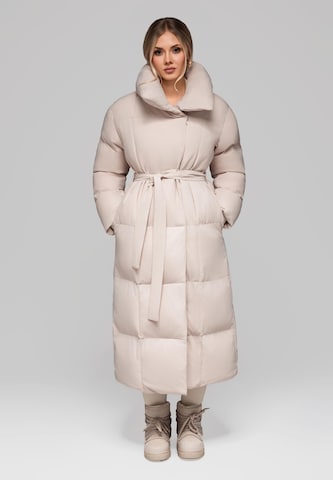 Ombre Winterjas 'JALJ-0104' in Beige