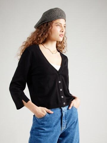 Cardigan 'CLIA' Fransa en noir