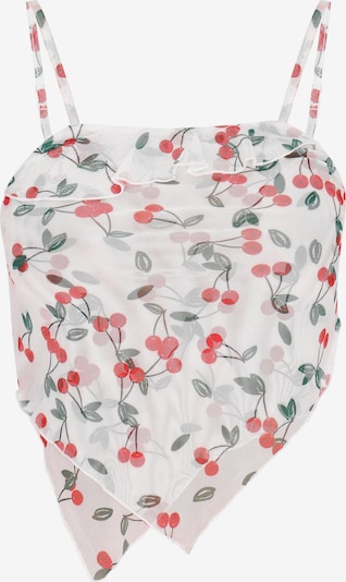 MYMO Toppi 'Spring Summer' värissä vihreä / punainen / valkoinen, Tuotenäkymä