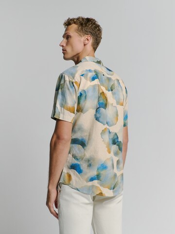 No Excess Regular Fit Hemd in Beige