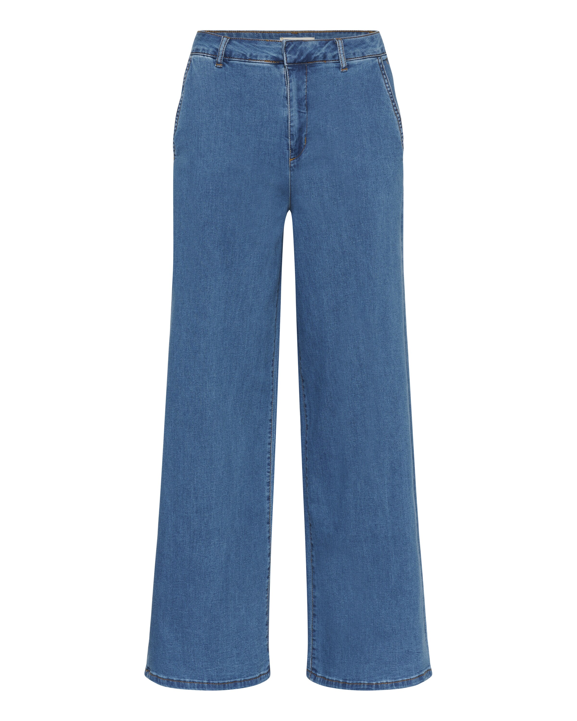 Cream Wide Leg Jeans 'Visti' i blå: forside