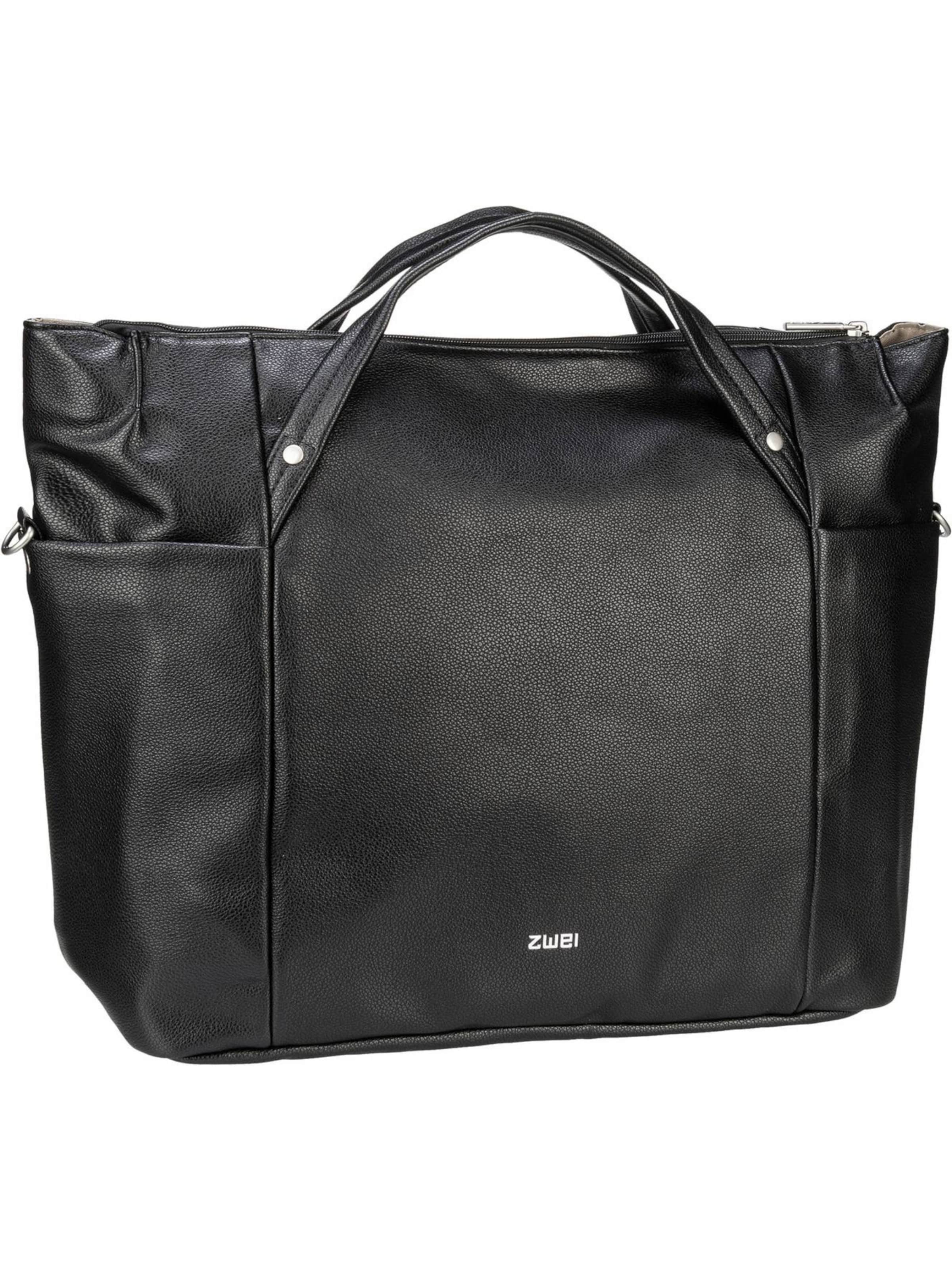 ZWEI Shopper 'Pia PI160' in Schwarz: Vorderseite