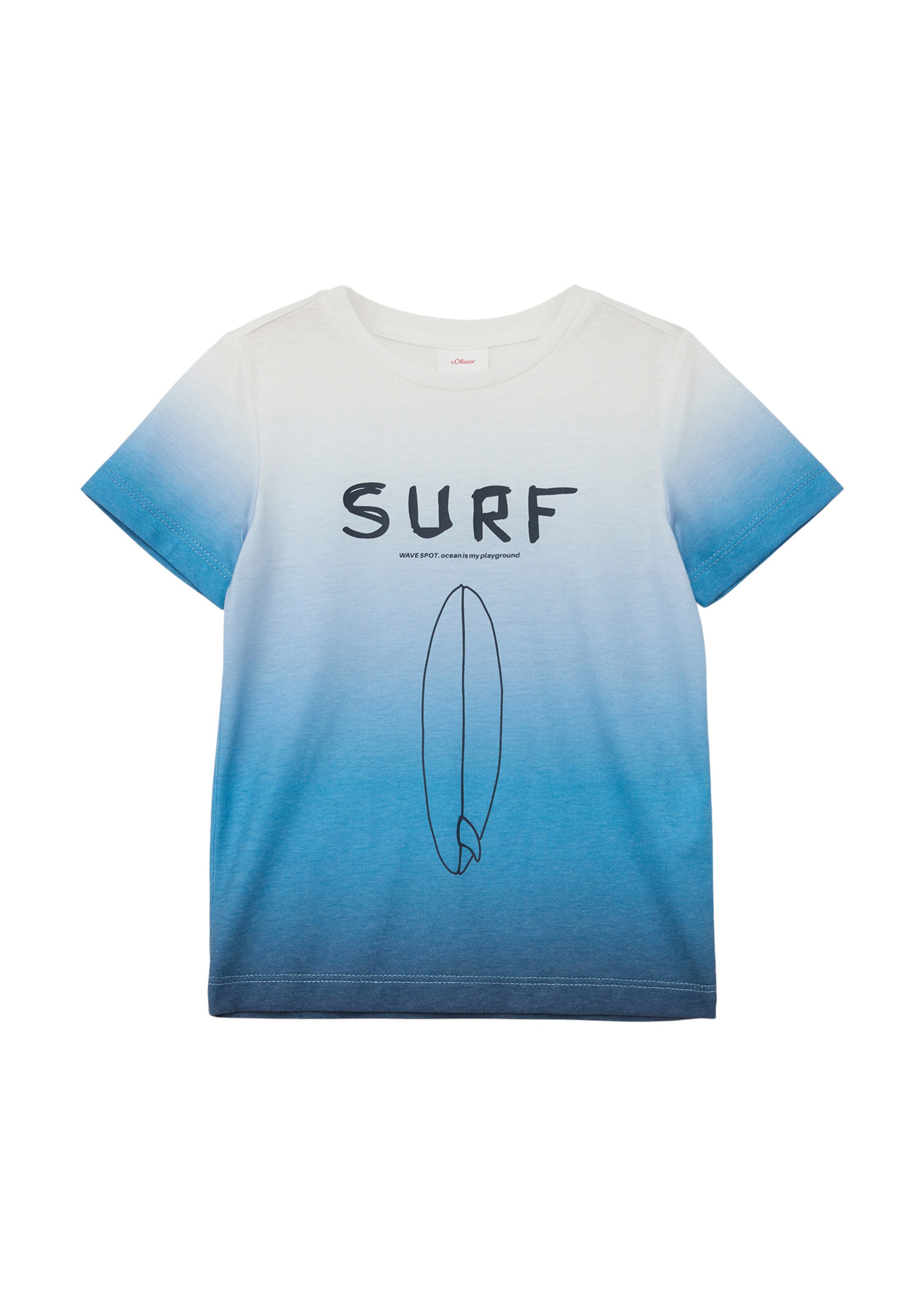 T-Shirt s.Oliver en bleu : devant