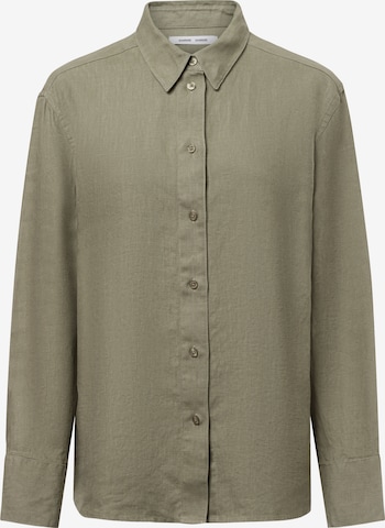 Samsøe Samsøe Bluse ' Sanot ' in Grün: Vorderseite