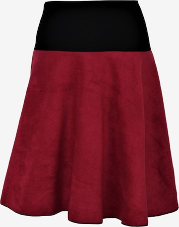 dunkle design Rock 'A-Linie Fleece' in Rot: Vorderseite